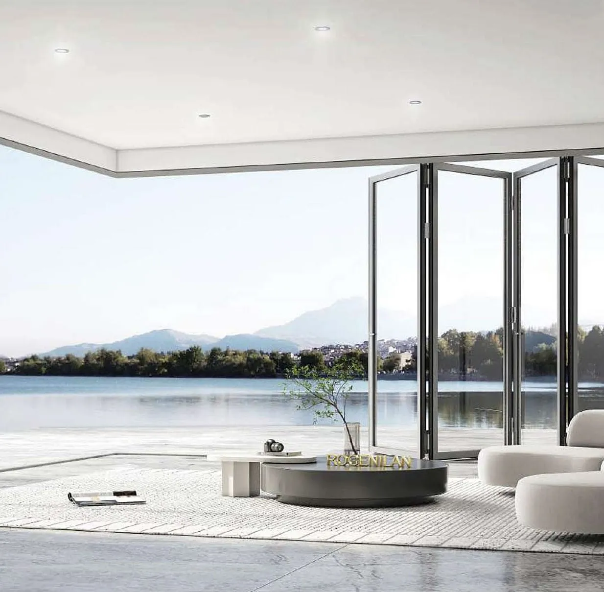 Double Glazed Stacking Doors Perth - Contemporary Aluminium Design